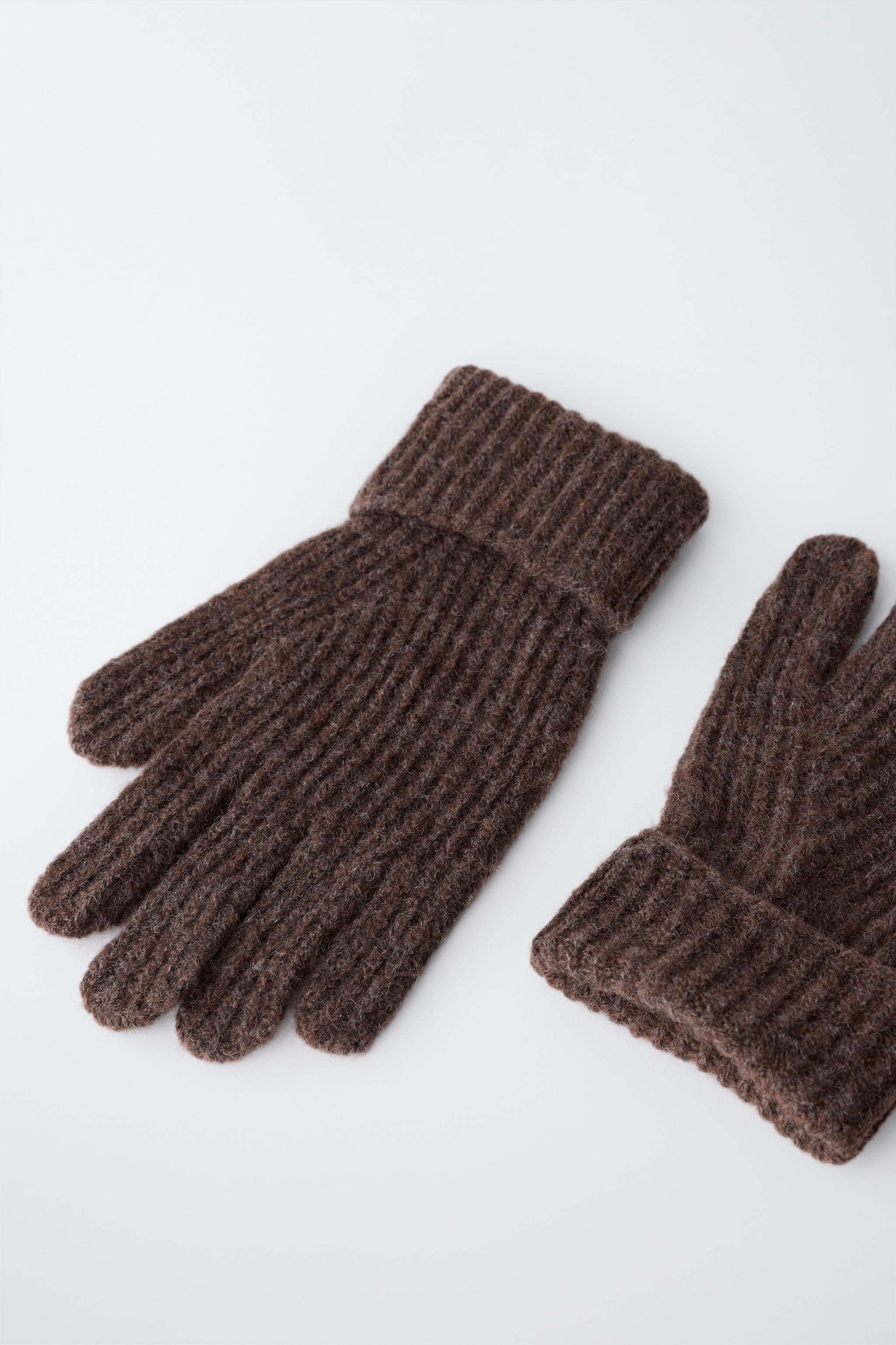 PLAIN KNIT GLOVES